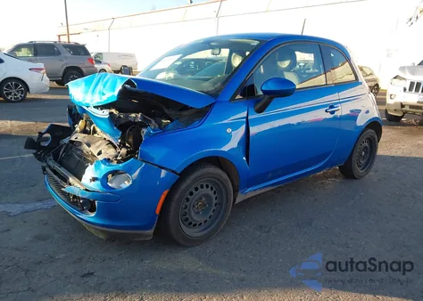2015 Fiat 500 Pop from USA, damaged, VIN 3C3CFFAR2FT550313